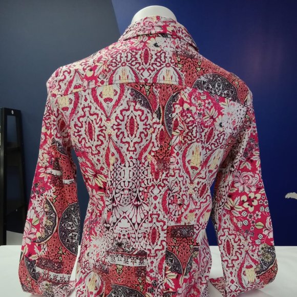 PRINT BLOUSE - Picture 2 of 7